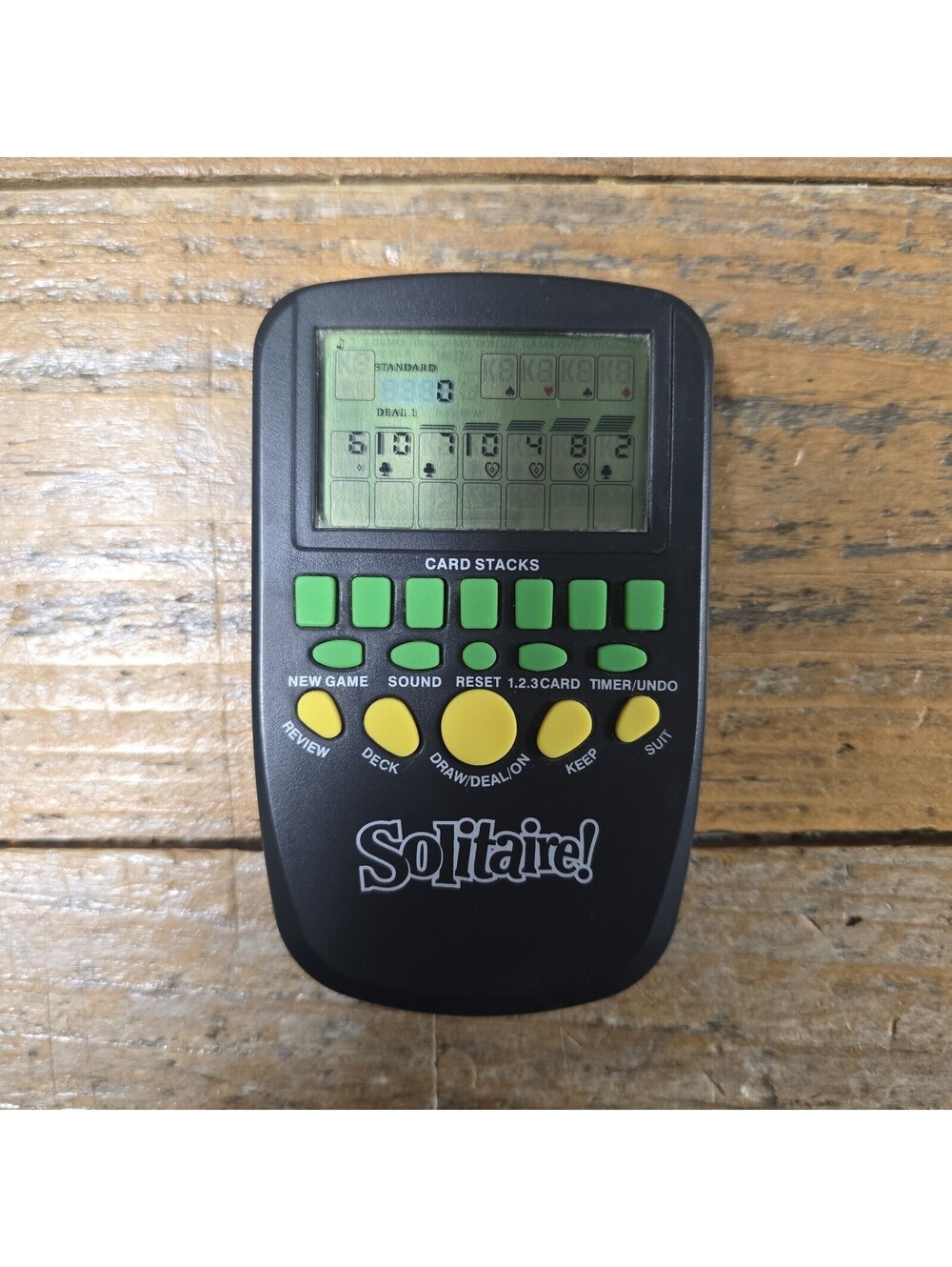 Pocket Solitaire! Westminster Handheld Travel Electronic Arcade Game ~ Works